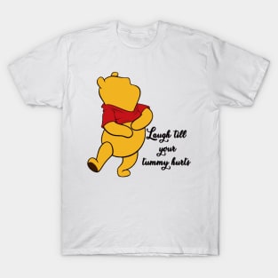 Anthropomorphic Teddy Bear Laughing T-Shirt